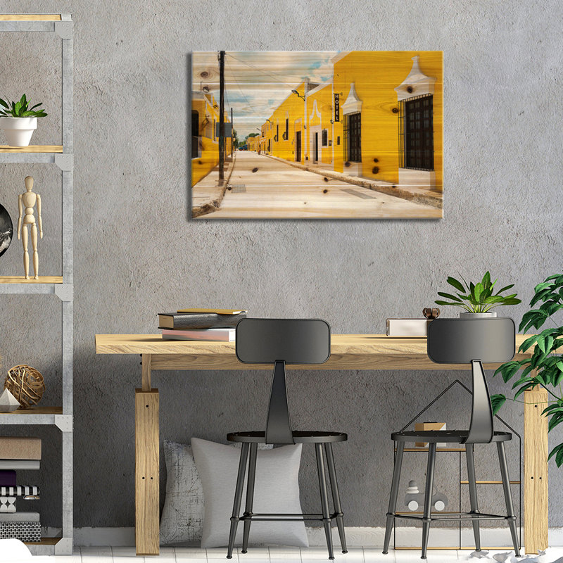 La ville jaune, L 40 po x H 26 po