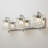 3-Light Dimmable LED Vanity Light With Crystal Accents-829403952