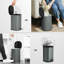 Sadeka Steel Step On Kitchen Trash Can - 1.3L-819982855