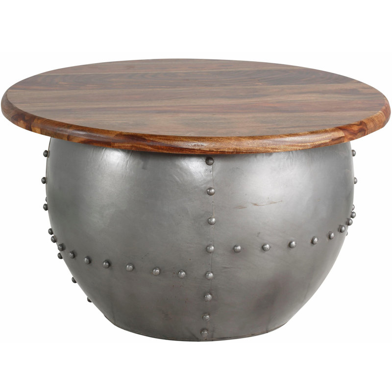 Chunni Solid Coffee Table, 40cm H x 75cm W x 75cm D