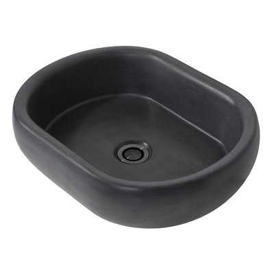 Newterra Handmade Oval Vessel Bathroom Sink