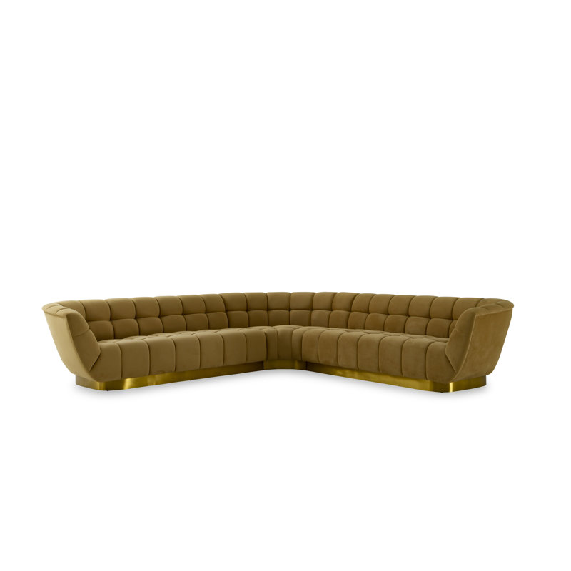 Wolff Upholstered L-Shaped Sectional Symmetrical