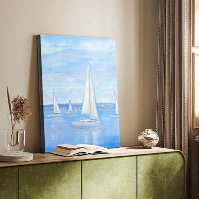 NAUTICAL Series CLVI - Toile tendue avec châssis Premium - Prêt à être accroché