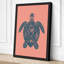 Mandala Turtle Boho - Wrapped Canvas-634322000-634322002