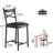 Bar Stools Set Of 4, Counter Height Bar Stools With PU Upholstered Seat-107230863