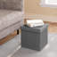 Quirrels 38cm Wide Square Solid Colour Cube Ottoman with Storage-212876453