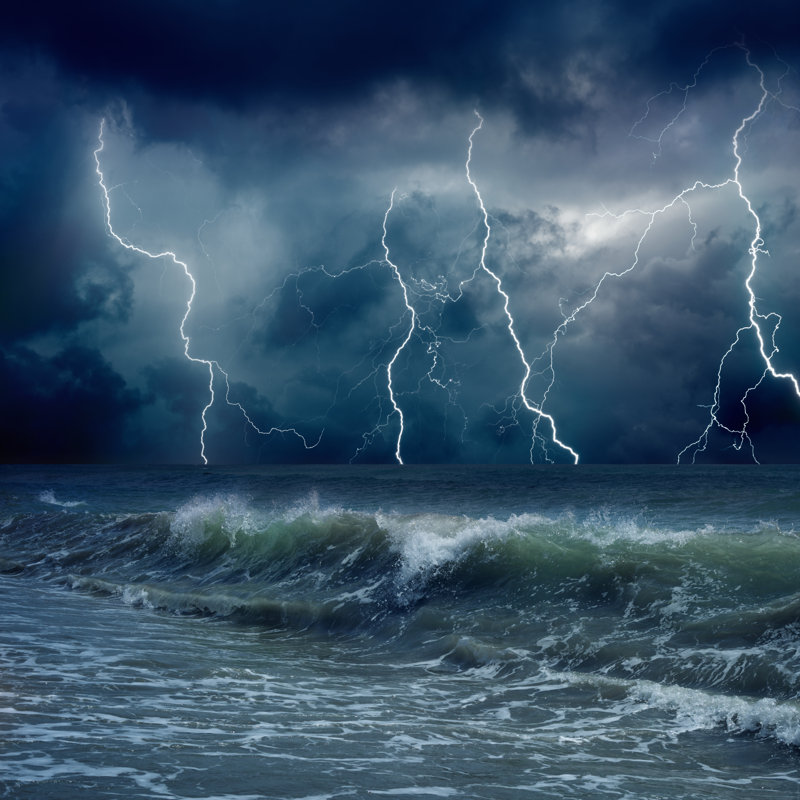 Stormy Weather, 30cm H x 30cm W x 3.8cm D