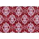 Tapis rose / rouge tissé à la main Jorge