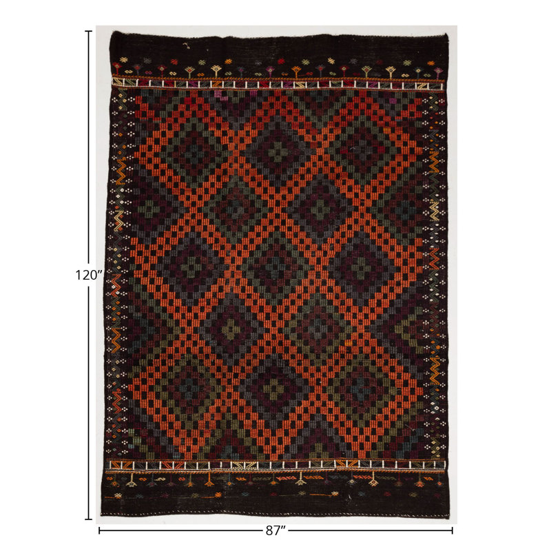 Flatweave Geometric Area Rug