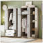 Armoire 6 portes avec tablettes et tiroirs