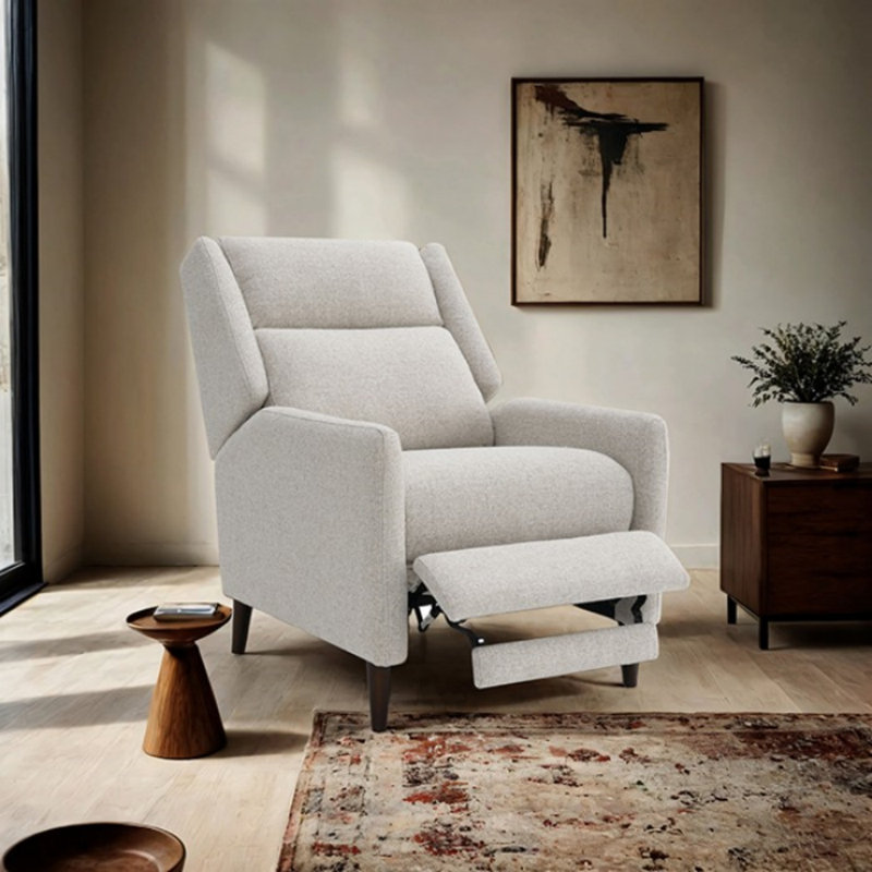 Fauteuil inclinable manuel Leana, Beige