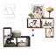 Bibliothèque ouverte multi-cubes, étagère de présentation autoportante pour adultes-129221345