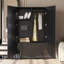 Garde-robe classique en feuilles de bambou