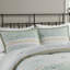 Édredon pour très grand lit / très grand lit - Motif floral chic et chic avec 1 coussin et 2 taies décoratives