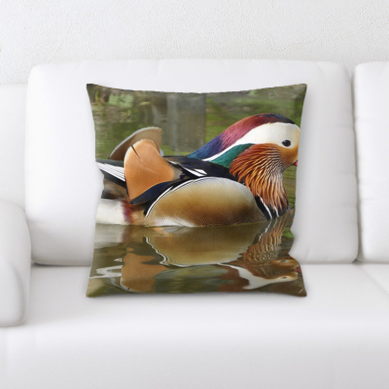 Microsuede Throw Pillow