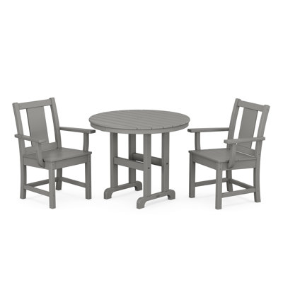 Prairie 3-Piece Farmhouse Dining Set