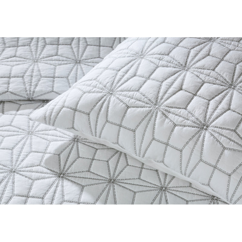 Gerdemie Quilt, King Quilt, Gray