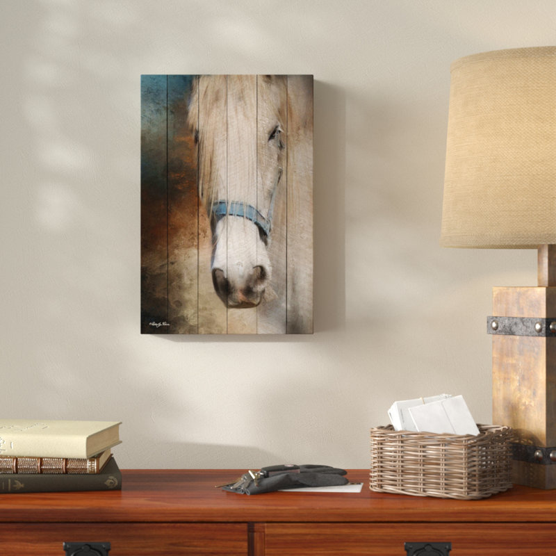 " Old Gray Mare " Print, 18" H x 12" W x 2" D, Wrapped Canvas