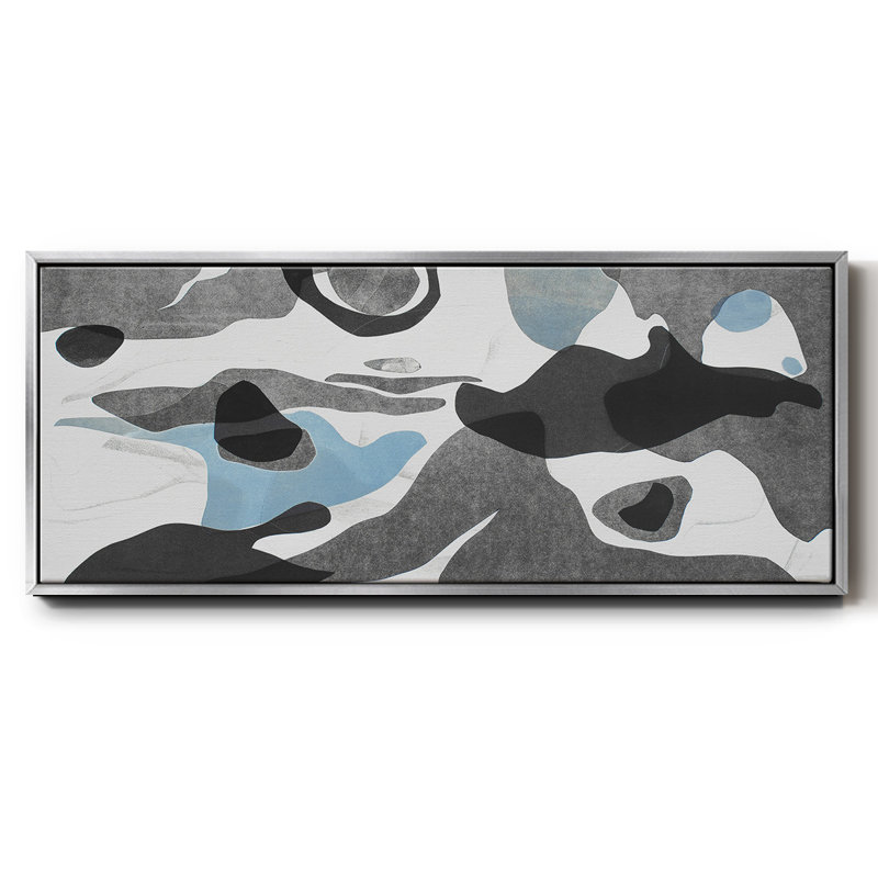 Rivers & Stones III - toile encadrée, H 20 po x l 50 po