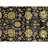 High-Quality Hand-Knotted Black And Brown Area Rug
