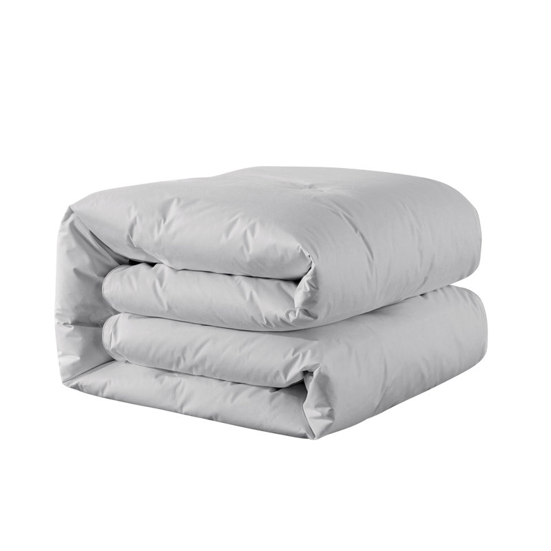 Gray Full Microfiber Down Alternative Bedspread
