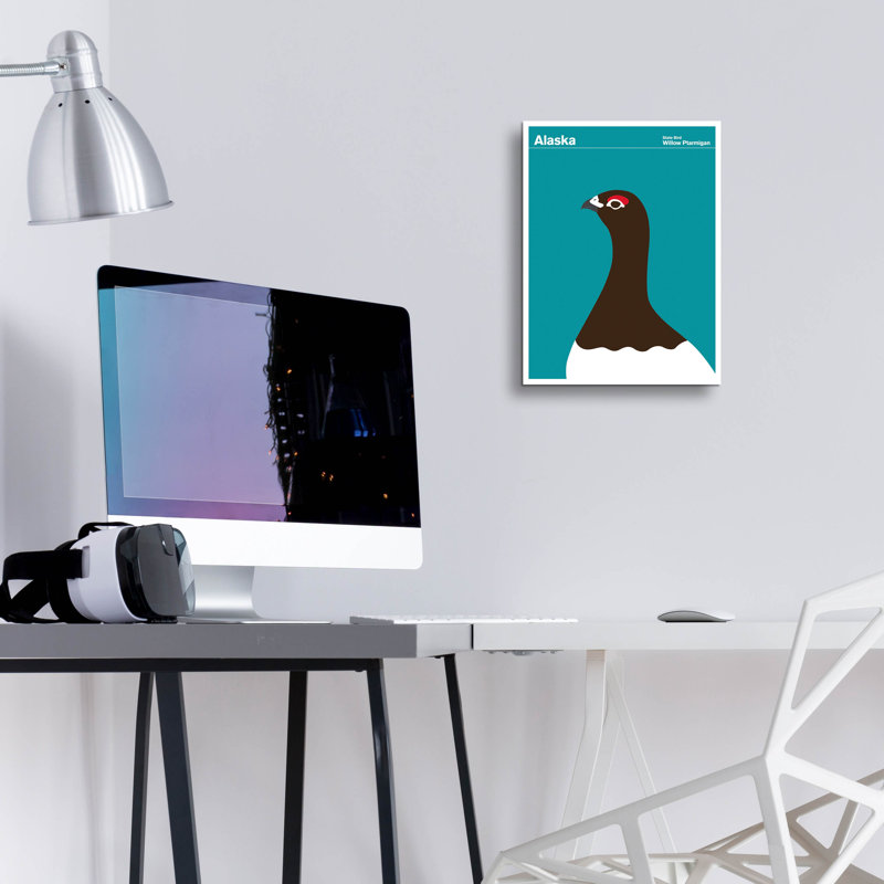 "State Posters AK" par Print Collection, H 16 po x l 12 po x P 0,13 po
