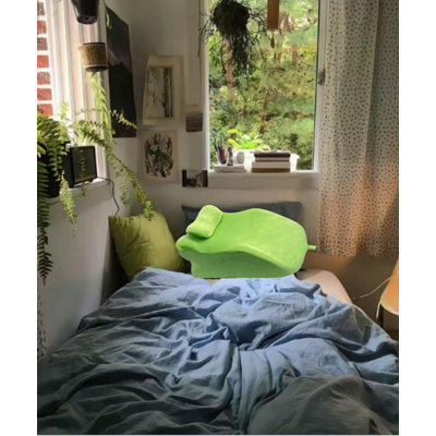 Coussin ergonomique pour la posture de la colonne vertébrale et multifonctionnel - Vert