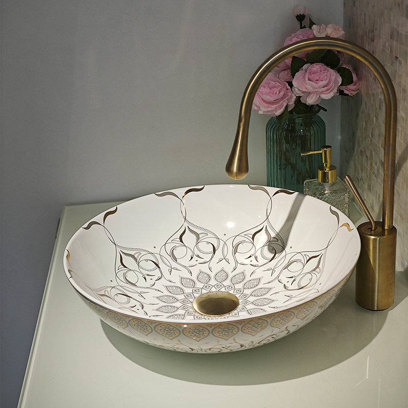 Fanwin Star 16'' Circular Bathroom Sink