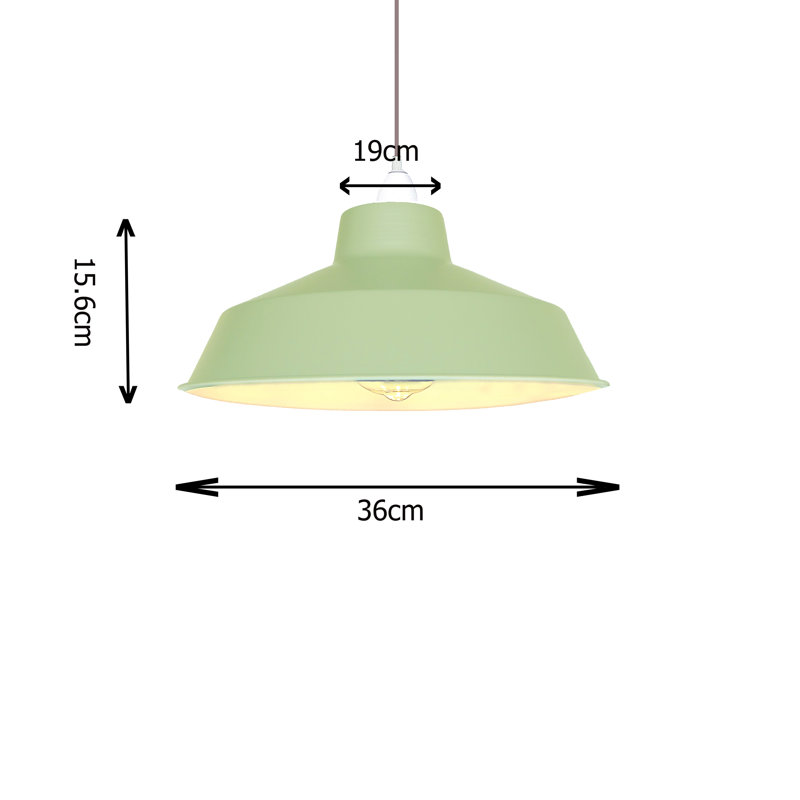 Filley 1 - Light Black Dome Pendant, Sage