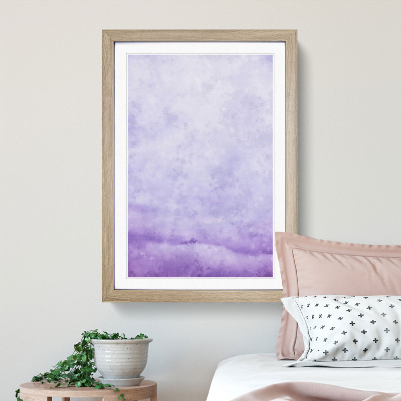 Italian Mountain Top - Framed Print, 87cm H x 62cm W x 2cm D, Oak Framed
