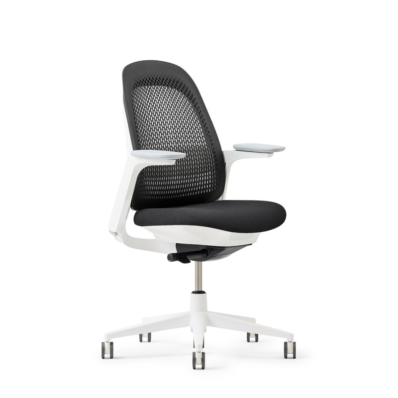 Haworth Breck Office Chair, Coal, White