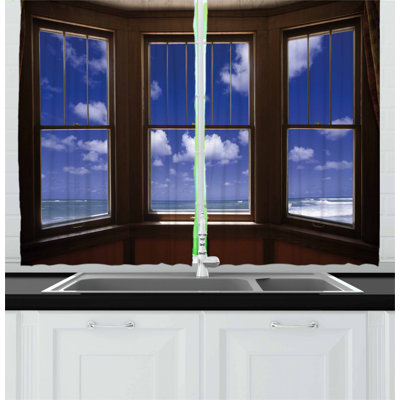 Pointed Kitchen Curtain