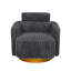 Fauteuil pivotant en velours Luxe (fauteuil inclus)-1590215637
