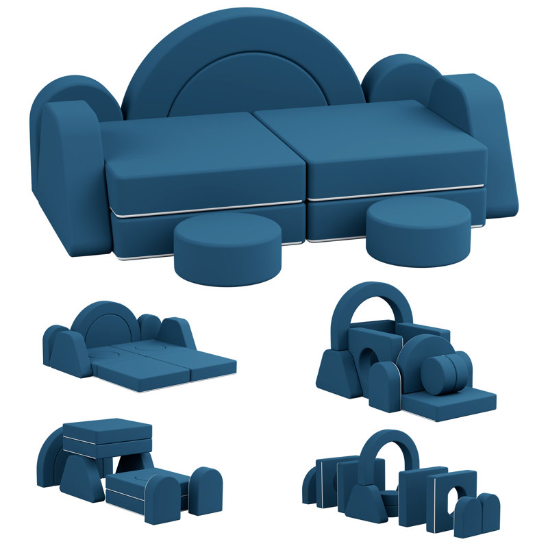 Children's Sofa / Sectional, Blue