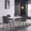 Ensemble de 2 chaises d'appoint, dossier moyen avec accoudoirs