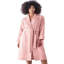 Peignoir mi-mollet en coton avec poches-74493676-74493677