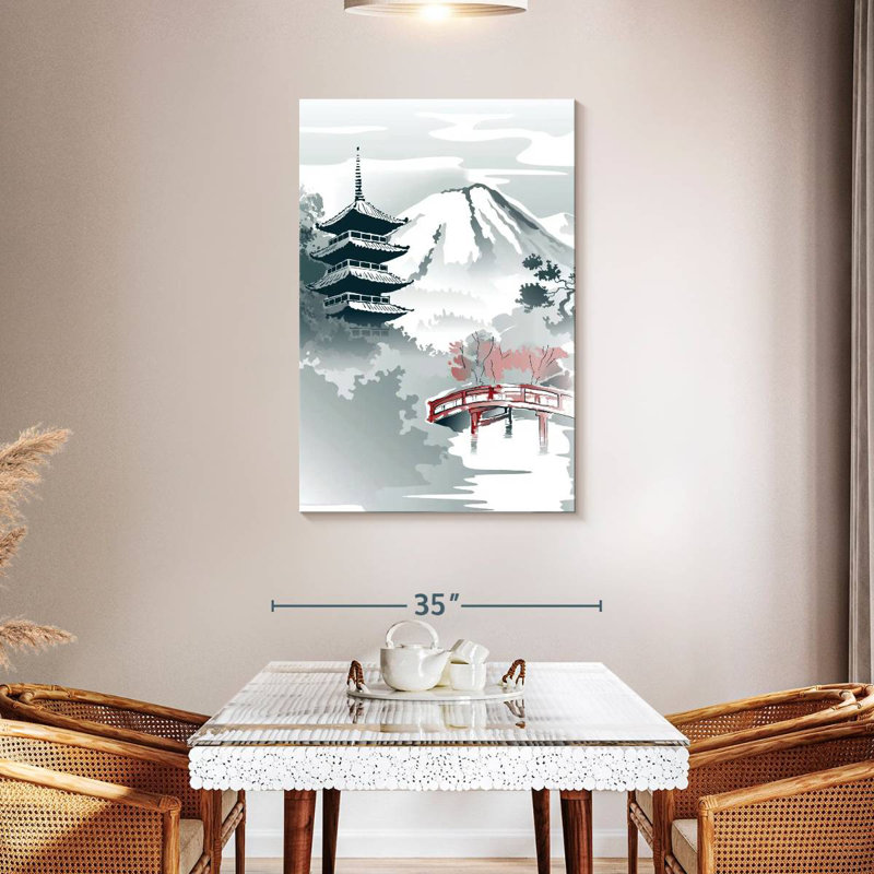 Aime Japanese Bridge, 24" H x 16" W