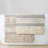 Woven Texture Stripe Bath Rug Grey 22X58"