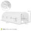 Brydie 6 x 3 x 2m Polytunnel Greenhouse Replacement Cover ONLY White