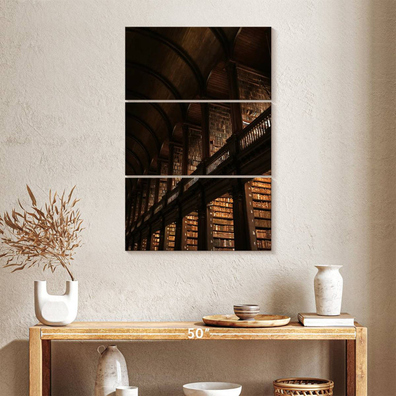 Lilie Trinity College Library, 38" H x 24" W