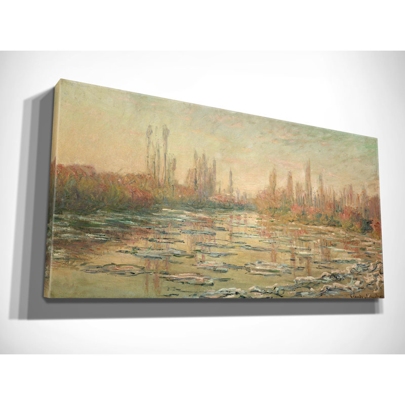Miko Claude Monet - imprimé, H 20 po x l 40 po x P 1,5 po