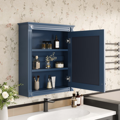 Armoire de rangement murale 24 po x 27 po avec miroir