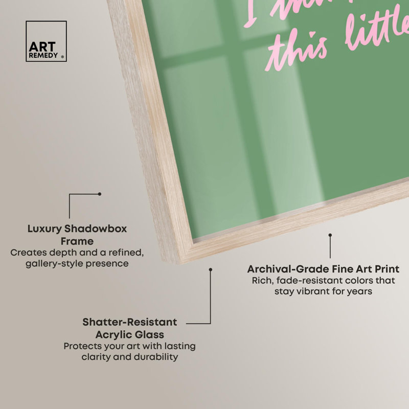 «I Like This Life Shadowbox Print Fun Quotes» par Art Remedy, 17" H x 21" W, Crème, crème