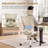 Foldable Office Chair, Ergonomic Mesh Task Chair with Recline Function, Home Office Chair with 2D Headrest , 4D Armrest and Footrest, Adjustable Height & Lumbar Support-580457737