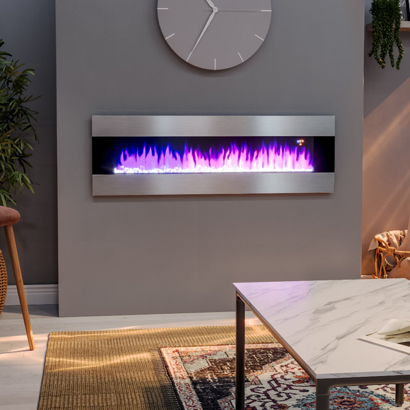Thea Electric Inset Fire, 47cm H x 152.4cm W x 14cm D