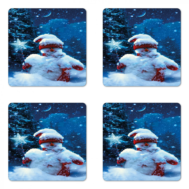 Square 4 Piece Coaster Set