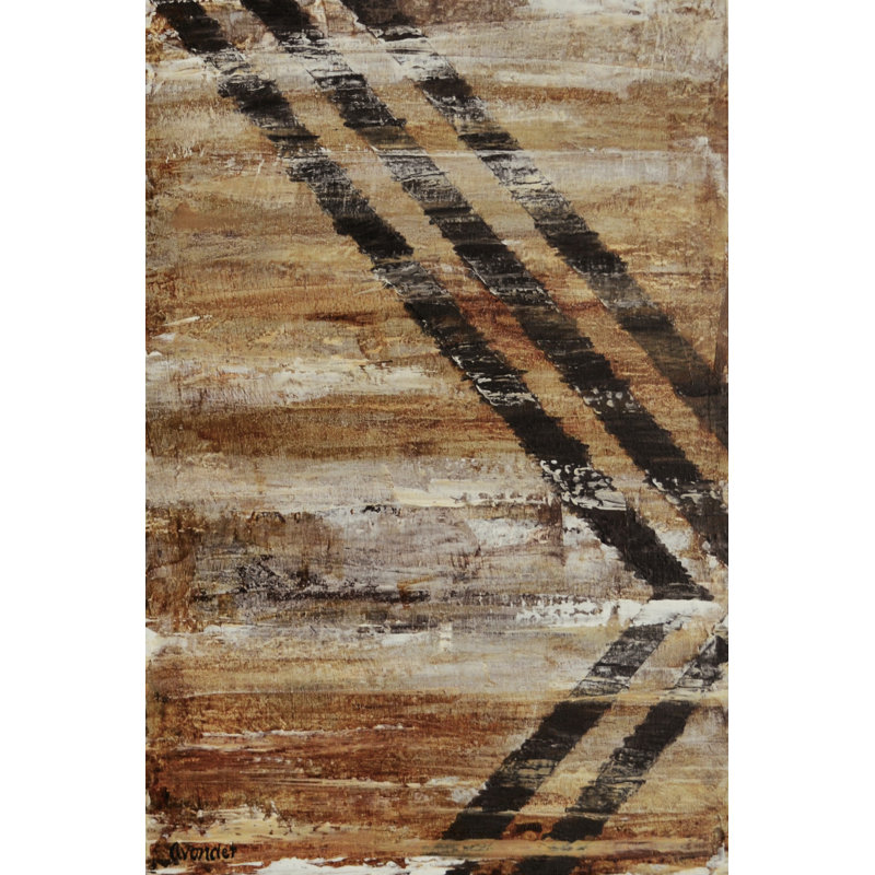 Traction II by Natalie Avondet - Wrapped Canvas Painting, 46cm H x 30cm W x 3.8cm D