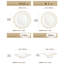 Bone China Dinnerware Set 16 Piece - Service for 4