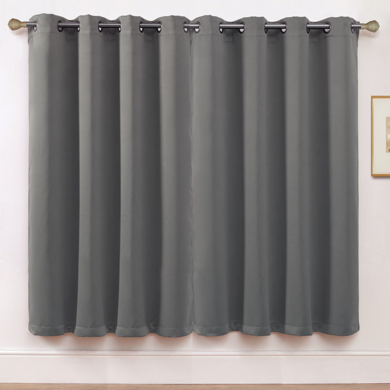 Rideau occultant Neil, L 52 po x L 63 po, Gris anthracite