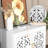 31.4"Carved Buffet Sideboard Cabinet, White-34826909